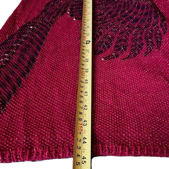 Vintage handmade knit maxi tube 'bird' dress with sparkle - Picture 14 of 16